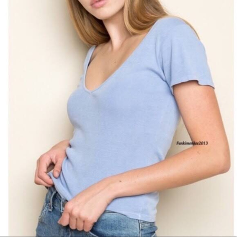 brandy melville blue top